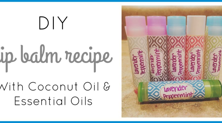 DIY Coconut Oil Lip Balm - Infused with Essential Oils | The Blooming Carrot