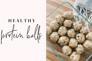 Healthy Protein Balls Recipe | The Blooming Carrot