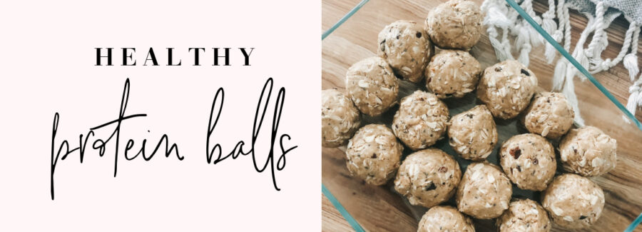 Healthy Protein Balls Recipe | The Blooming Carrot
