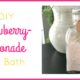Strawberry-Lemonade Milk Bath