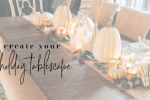 Holiday Tablescape | The Blooming Carrot