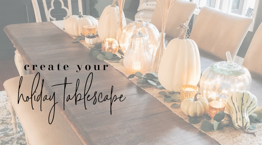 Holiday Tablescape | The Blooming Carrot